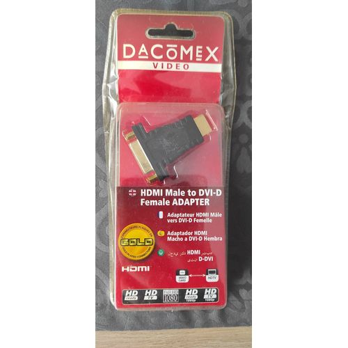 Câble Vidéo HDMI mâle vers DVI-D Femelle
