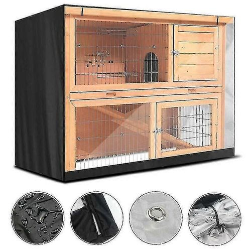 Housse De Pluie Bunny House Pour Clapier À Lapin Run Covers Pet Clapches Ferret Cage(Hy)