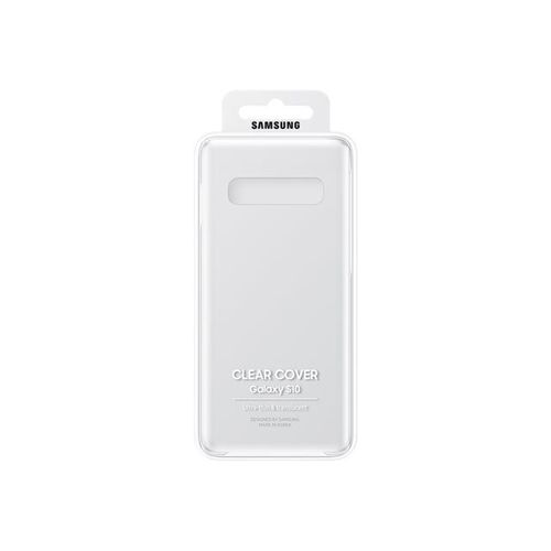 Samsung Clear Cover EF-QG973 - Coque de protection pour téléphone portable - clair - pour Galaxy S10, S10 (Unlocked), S10 Enterprise Edition