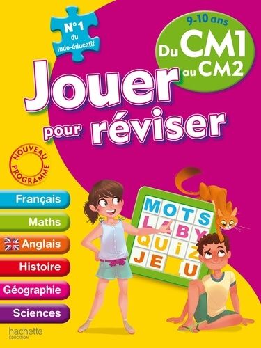 Jouer Pour Réviser Du Cm1 Au Cm2, 9-10 Ans - Avec Un Crayon-Gomme - Edition 2017