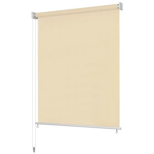 Store Roulant D'extérieur 100 X 140 Cm Couleur Crème