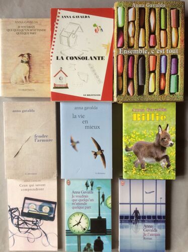 Anna Galvada - Lot De 9 Livres
