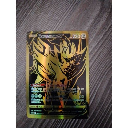 Carte Pokemon Zamazentav Gold
