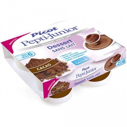 Dessert Sans Lait Pepti-Junior 4x100g Picot
