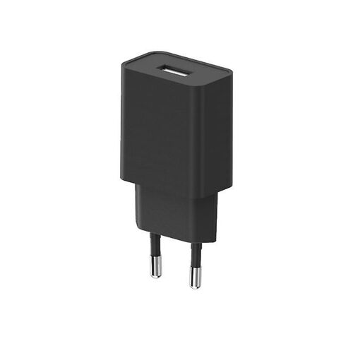 Chargeur secteur USB-A 12W Quick Charge, noir
