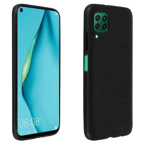 Coque Huawei P40 Lite Protection Souple Flexible Antichoc Finition Mate Noir