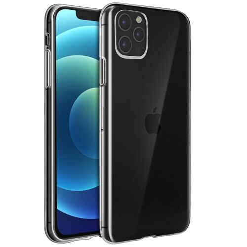 Coque iPhone 12 Pro Max Protection Silicone Souple Ultra-Fin Transparent
