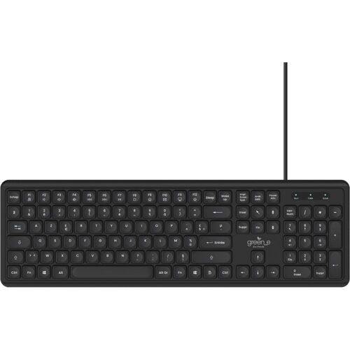 Clavier filaire GREEN_E Filaire eco USB-A Noir