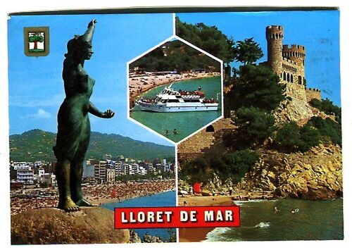 Carte Postale - Différentes Vues - Lloret De Mar - Costa Brava - Espagne