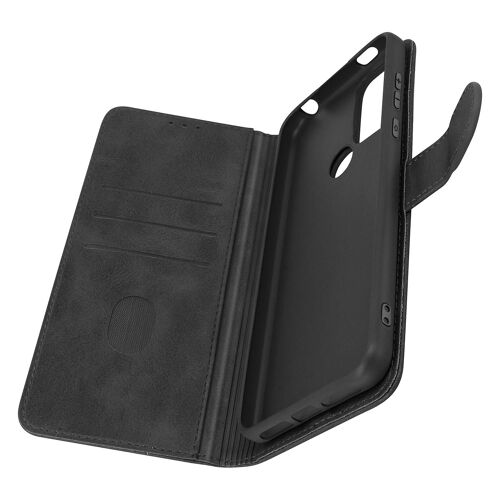 Etui folio pour TCL 30 SE et 306 Wallet Flap Function Video Holder noir