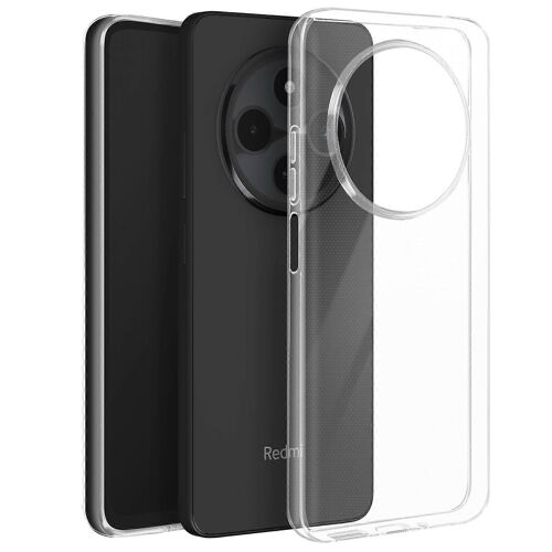 Coque en silicone souple pour Xiaomi Redmi 14C, transparente