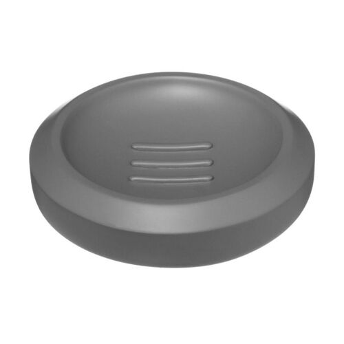 Porte Savon Rond "Trio" 12cm Gris