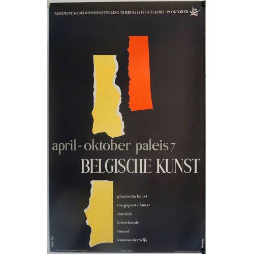 Affiche Belgique Kunst