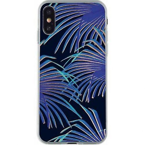 Coque Pour Iphone X/Xs Soft Palmtree, Bleu
