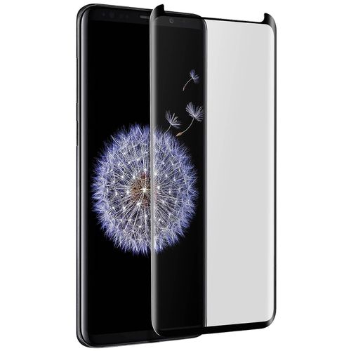 Film Galaxy S8 / S9 Verre Trempé Incurvé Transparent Au Contour Noir