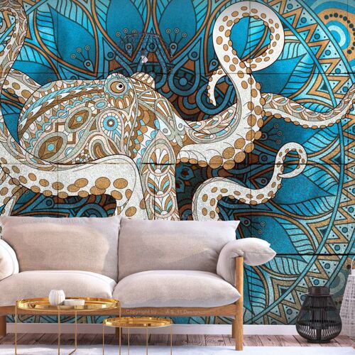 Papier Peint "Zen Octopus" 280 x 400 cm