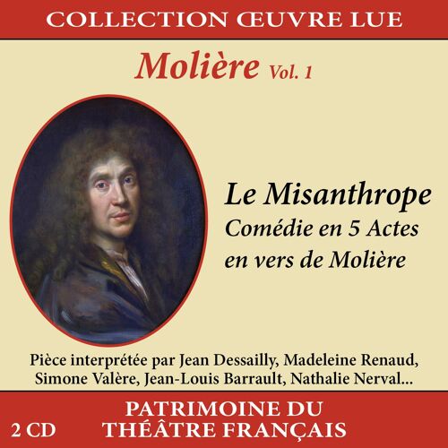 Collection Oeuvre Lue - Molière - Vol. 1 : Le Misanthrope
