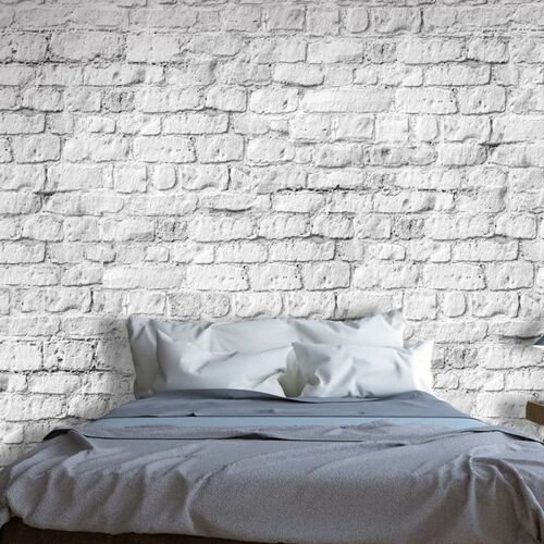Papier Peint "White Brick II" 105 x 150 cm
