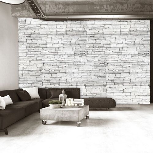 Papier Peint "White Brick III" 70 x 100 cm
