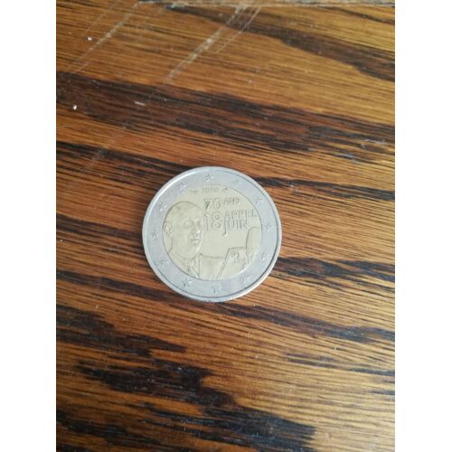 Pièce 2 Euro 70 Ans Appel 18 Juin.