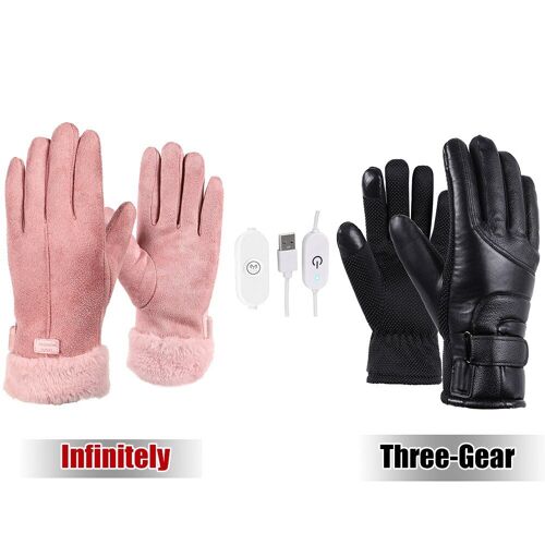 Gants Chauffants Électriques, Rechargeables Usb, Étanches, Anti-Froid, Pour Cyclisme, Course À Pied, Randonnée, Patinage, Camping