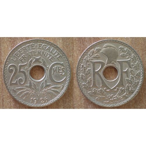 France 25 Centimes 1926 Neuve Piece Lindauer Franc