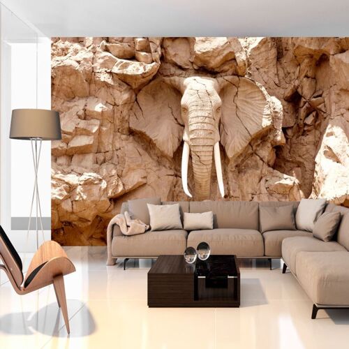 Papier Peint "Stone Elephant South Africa" 210 x 300 cm