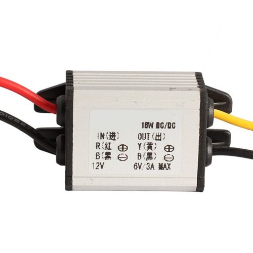 Convertisseur De Chargeur De Voiture 12v À 6v 3a 18w Cc À Cc, Module Abaisseur Non Isolé, Étanche, Alimentation Automobile