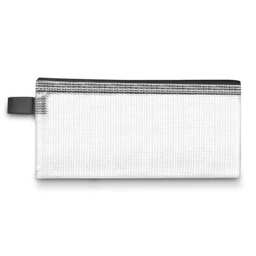 Wonday Pochette Zippée En Pvc Renforcé Semi Transparente 13 X 17 Cm