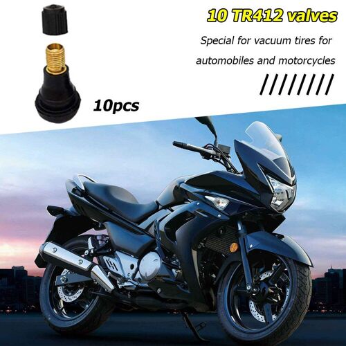 Tiges De Valves En Caoutchouc Naturel, 10 Pièces, Valves De Pneus Sans Chambre À Air, Pièces De Rechange De Réparation Professionnelles Pour Voiture Et Moto