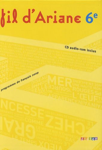 Français 6e Fil D'ariane - Programme De Français 2009 (1 Cd Audio)