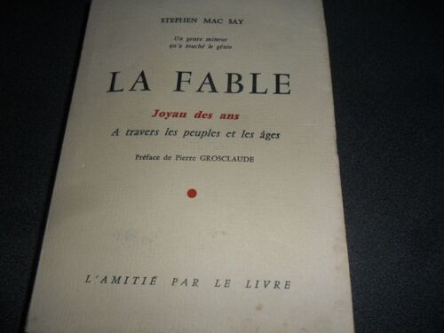 La Fable Joyau Des Ans A Travers Les Peuples Et Les Ages