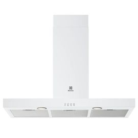 Electrolux LFT419W - Hotte - hotte décorative - largeur : 89.8 cm - profondeur : 45 cm - evacuation & recyclage - blanc