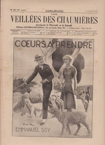 Les Veillées Des Chaumières N° 20 . Coeurs A Prendre De Emmanuel Soy