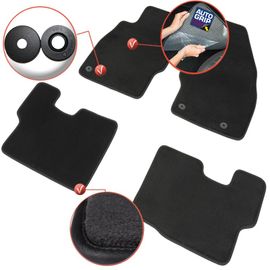 Tapis Auto / Voiture - Sur Mesure Pour Opel Corsa (De 08/2014 ? 2018) - 3 Pi?Ces - Gamme Luxe