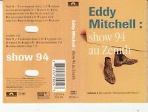 Eddy Mitchell Show 94 Au Zenith Cassette Audio