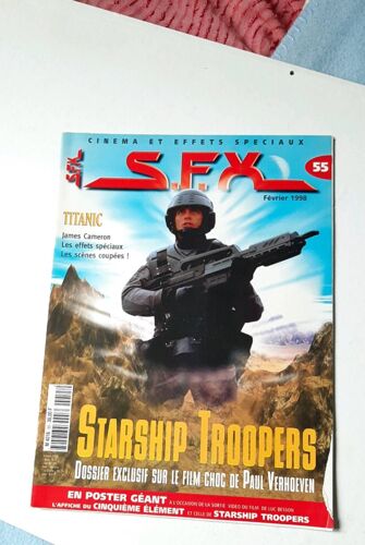 Sfx Numéro 55 De Février 1998 Spécial Titanic De James Cameron Et Starship Troopers