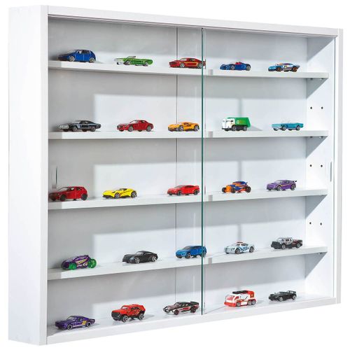 Collect - Vitrine Murale 5 Compartiments Blanche