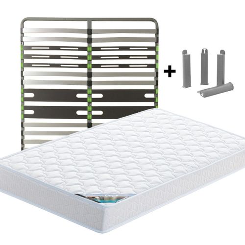 Chypre - Pack Matelas + Altozone 120x190 + Pieds