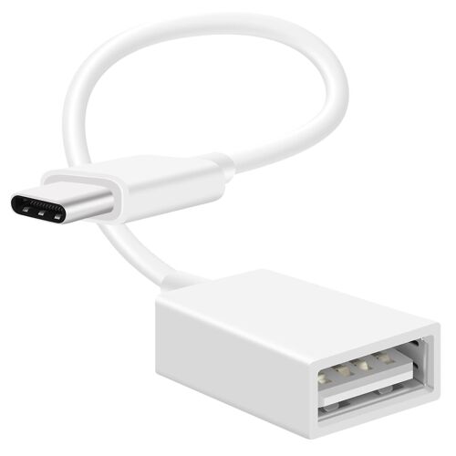 OTG USB-C vers USB Câble Adaptateur 15cm Longueur Max Excell Blanc
