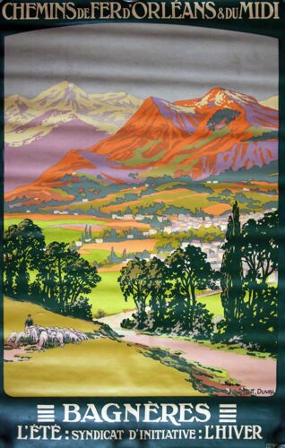 Affiche Bagneres De Bigorre