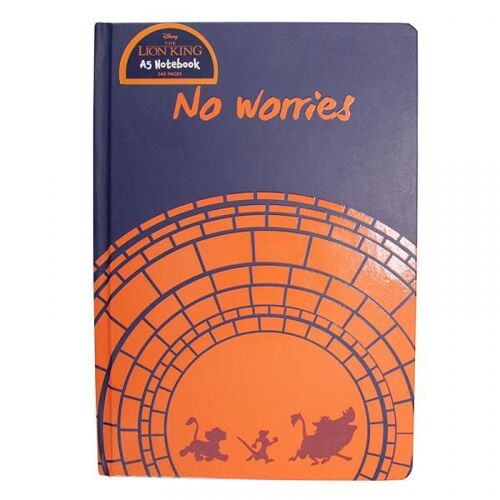 Disney - Notebook A5 - Le Roi Lion 'no Worries'
