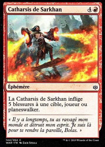 Catharsis De Sarkhan - Mtg - La Guerre Des Planeswalkers - C - 144/264