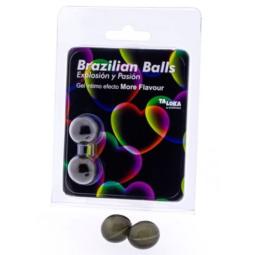 2 Boules Brésiliennes Plus De Saveur Effet Gel Excitant
