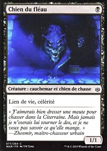 Chien Du Fléau - Mtg - La Guerre Des Planeswalkers - C - 77/264