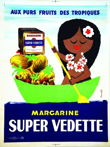 Affiche Margarine Super Vedette