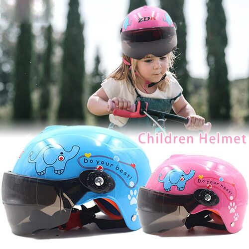 Casque De Moto Pour Enfants, Pour Le Sport, Visage Ouvert, Multi-Motifs, Anti-Vibration
