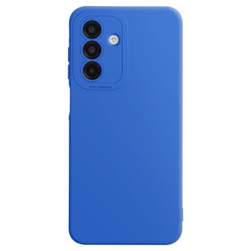 Coque pour Samsung Galaxy A26 Silicone Lisse Bloc Caméra Protégé Bleu