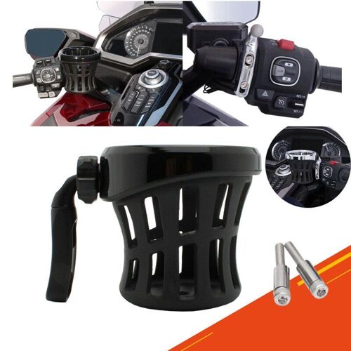 Porte-Gobelet De Guidon De Moto Monté Sur Boisson Pour Harley Dyna Softail Electra Glide 1996-Up Pour Honda Goldwing Gl1800 2001-2017