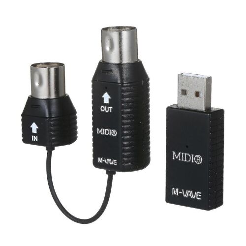 M-vave Ms1 Mini Système de transmission sans fil Système Midi Adaptateur sans fil Plug And Play
